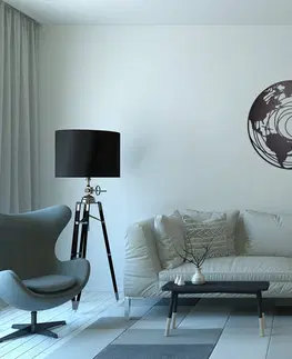 Nástěnné dekorace Nástěnná dekorace kov PLANETA ZEMĚ 70 x 70 cm