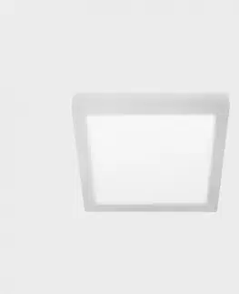 Klasická stropní svítidla KOHL LIGHTING KOHL-Lighting DISC SLIM SQ stropní svítidlo 90x90 mm bílá 6 W CRI 80 4000K Non-Dimm