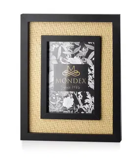 Klasické fotorámečky Mondex Fotorámeček ADI XI 10x15cm hnědý/černý