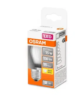 LED žárovky OSRAM OSRAM Classic P LED žárovka E27 1,5W 2 700K matná