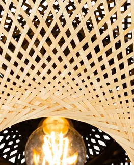 Venkovni stropni svitidlo Orientální venkovní stropní svítidlo bambusové 50 cm IP44 - Rina