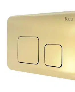 Kompletní WC sady WC tlačítko k nádržce REA F zlaté