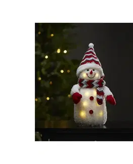 Vánoční dekorace Eglo Eglo 411221 - LED Vánoční dekorace JOYLIGHT 8xLED/0,06W/3xAA červená 