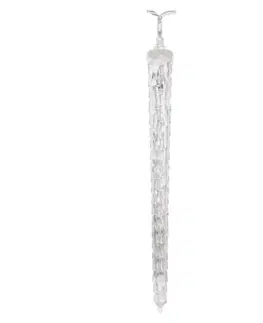 LED sněžení EMOS LED vánoční girlanda – 10x rampouch, 3,6 m, venkovní i vnitřní, studená bílá DCPC01
