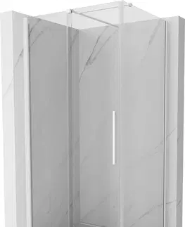 Sprchové kouty MEXEN/S Velar sprchový kout 110 x 120, transparent, bílá 871-110-120-01-20