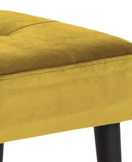 Lavice do jídelny Dkton Designová lavička Neola žlutá