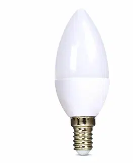 LED žárovky Solight LED žárovka, svíčka, 8W, E14, 4000K, 720lm WZ428-1