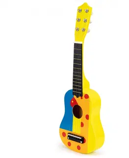 Hudební nástroje pro děti Kytara pro děti ECOTOYS žlutá