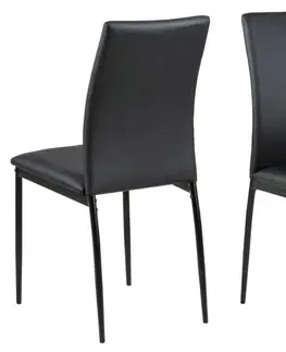 Židle Actona Jídelní židle Demina II černá