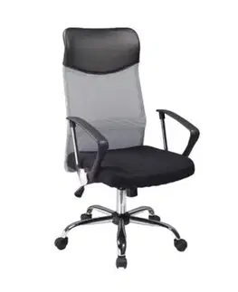 Kancelářské židle Signal Kancelářské křeslo Q-025 šedě / černé