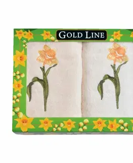 Ručníky Dárkové balení 2 ks froté ručníků, Narcise, 50 x 100 cm