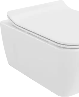 Kompletní WC sady Závěsná WC mísa MEXEN MARGO s prkénkem bílá II