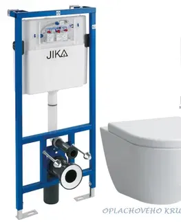 WC sedátka předstěnový instalační systém bez tlačítka + WC LAUFEN PRO RIMLESS + SEDÁTKO H895652 X LP1