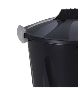 Odpadkové koše DekorStyle Odpadkový koš HOLYS 40 L černý