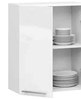 Kuchyňské dolní skříňky Ak furniture Závěsná kuchyňská skříňka Olivie W 60 cm bílá