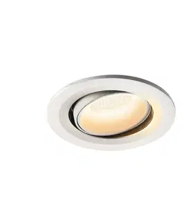 LED podhledová svítidla SLV BIG WHITE NUMINOS MOVE S zápustné stropní svítidlo bílé 2700 K 40° 1005332