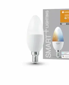 LED žárovky OSRAM LEDVANCE SMART+ WiFi Candle 40 4.9W 2700-6500K E14 4058075485556