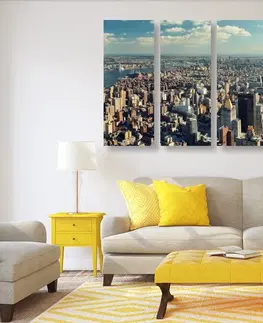 Obrazy města 5-dílný obraz pohled na okouzlující centrum New Yorku