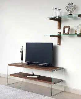 Obývací stěny a sestavy nábytku Televizní stěna TV105 ořech