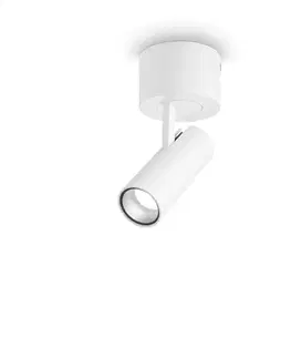 LED bodová svítidla LED Stropní přisazené bodové svítidlo Ideal Lux PLAY PL1 BK 268101 7W 520lm 3000K IP20 6cm černé