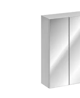 Zrcadla Comad Závěsná koupelnová skříňka se zrcadlem Leonardo 84-60-B 2D bílá