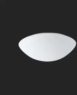 Klasická nástěnná svítidla OSMONT 59519 AURA 3 stropní/nástěnné skleněné svítidlo bílá IP43 4000 K 19W LED nouzové kombinované 3 h