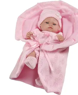 Hračky panenky BERBESA - Luxusní dětská panenka-miminko Valentina 28cm