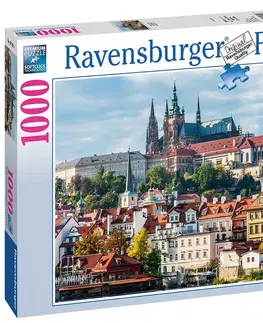 Hračky puzzle RAVENSBURGER - Pražský Hrad 1000 Dílků