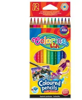 Hračky PATIO - Colorino pastelky akvarelové 12 barev