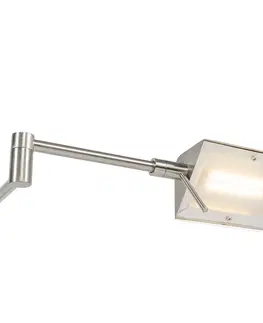 Stolni lampy Designová stolní lampa z oceli včetně LED s dotykovým stmívačem - Notia