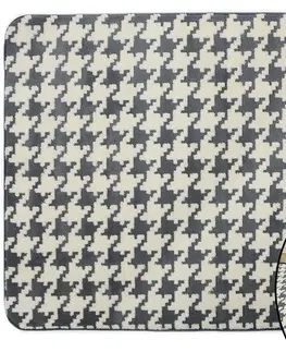Koberce a koberečky Tutumi Koberec Clover Pepitka šedý, velikost 160x230