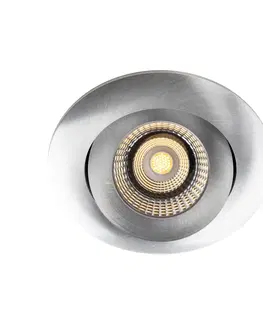 Podhledová svítidla The Light Group SLC One 360° LED vestavné světlo stmívatelné až teplé hliníkové