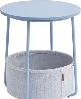 Stolky do obývacího pokoje SONGMICS Odkládací stolek Owhi modrý
