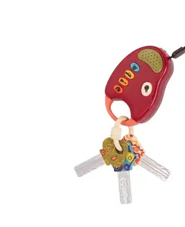 Hračky B-TOYS - Klíčky k autu FunKeys červené