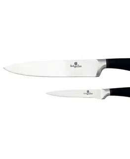 Kuchyňské nože Berlinger Haus Sada nožů nerez 2 ks Black Silver Collection