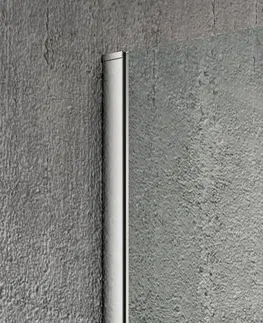 Sprchové zástěny GELCO VARIO CHROME jednodílná sprchová zástěna k instalaci ke stěně, čiré sklo, 800  GX1280GX1010