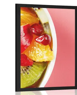 S kuchyňským motivem Plakát letní ovocný salát