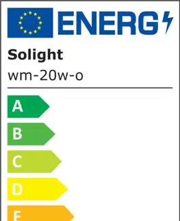 LED reflektory Solight LED reflektor Easy, 20W, 1600lm, 4000K, IP65, černý WM-20W-O