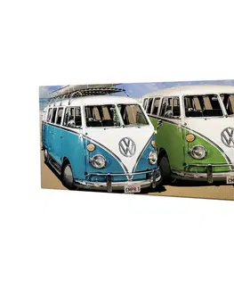 Obrazy Wallity Obraz na plátně Volkswagen heaven PC013 30x80 cm