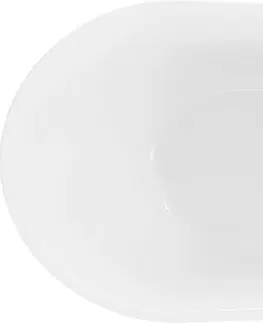 Vany MEXEN Montana volně stojící vana 150 x 75 cm bílá/černá 52011507575