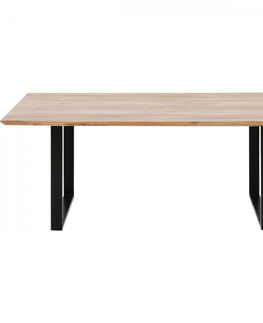Stoly z masivu KARE Design Stůl Synphony 180×90 cm - černý