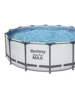 Bazény Bestway Nadzemní bazén Steel Pro MAX, pr.  424 cm, v. 122 cm