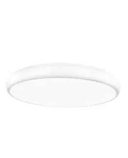 LED stropní svítidla Nova Luce Moderní úzké stropní LED svítidlo Gap v bílé a černé barvě - 62 W LED, 3720 lm, pr. 610 x 90 mm, bílá NV 8100985