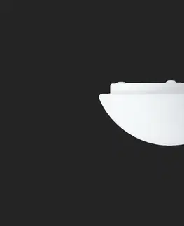 Klasická nástěnná svítidla OSMONT 59506 AURA 2 stropní/nástěnné skleněné svítidlo bílá IP43 4000 K 15W LED DALI