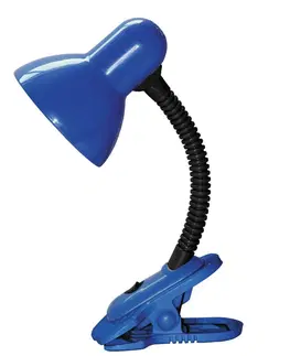 Stolní lampy s klipem Rabalux stolní lampa Dennis E27 1x MAX 40W modrá 4260