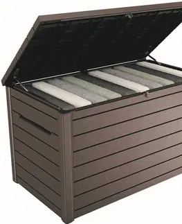 Úložné boxy KETER Úložný box TORONTO | hnědá 850L