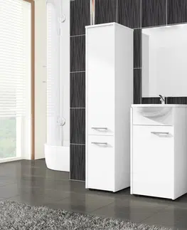 Koupelnový nábytek Ak furniture Koupelnová skříňka Fin I 30 cm bílá