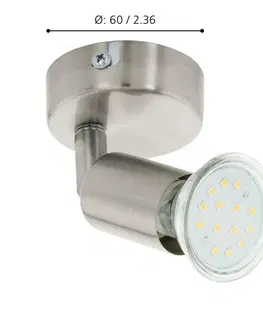LED bodová svítidla EGLO Nástěnné svítidlo BUZZ-LED 92595