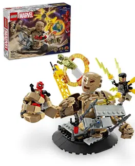 Hračky LEGO LEGO -  Marvel 76280 Spider-Man vs. Sandman: Poslední souboj