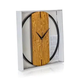 Hodiny Nástěnné hodiny Wood deco, pr. 40 cm